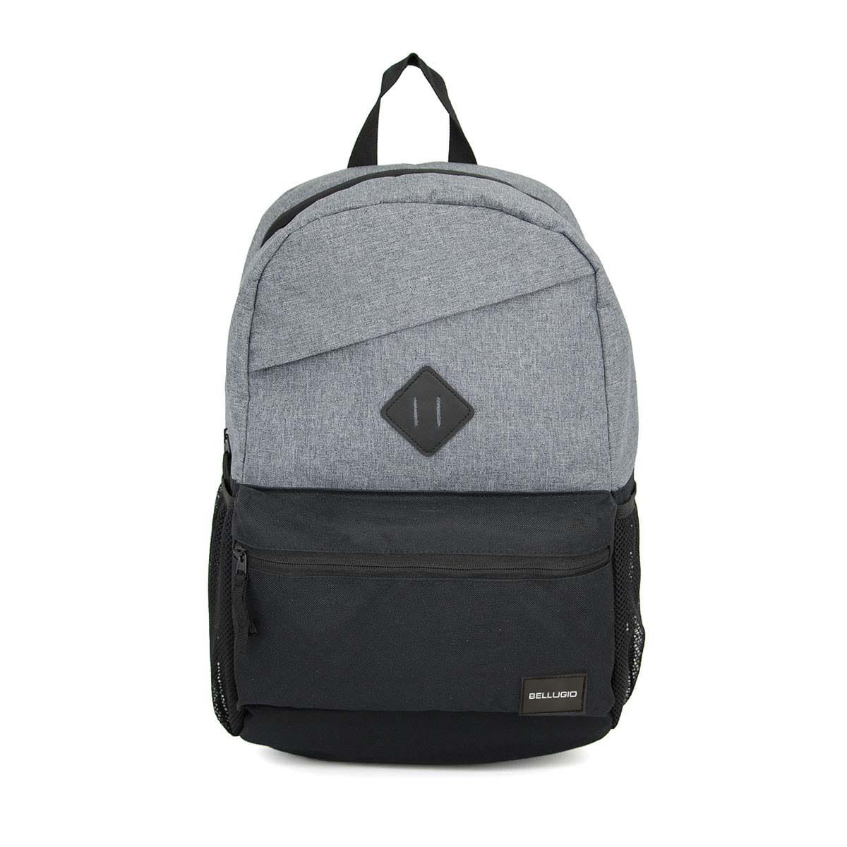 Plecak męski do szkoły pracy Bellugio - ciemnoszary