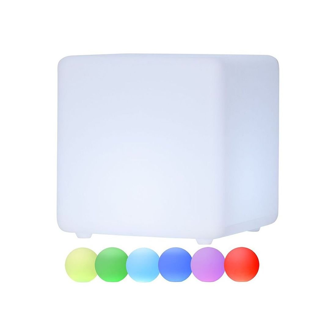 Dekoracja ogrodowa Kostka LED RGB-W na pilota TWILIGHTS akumulatorowa