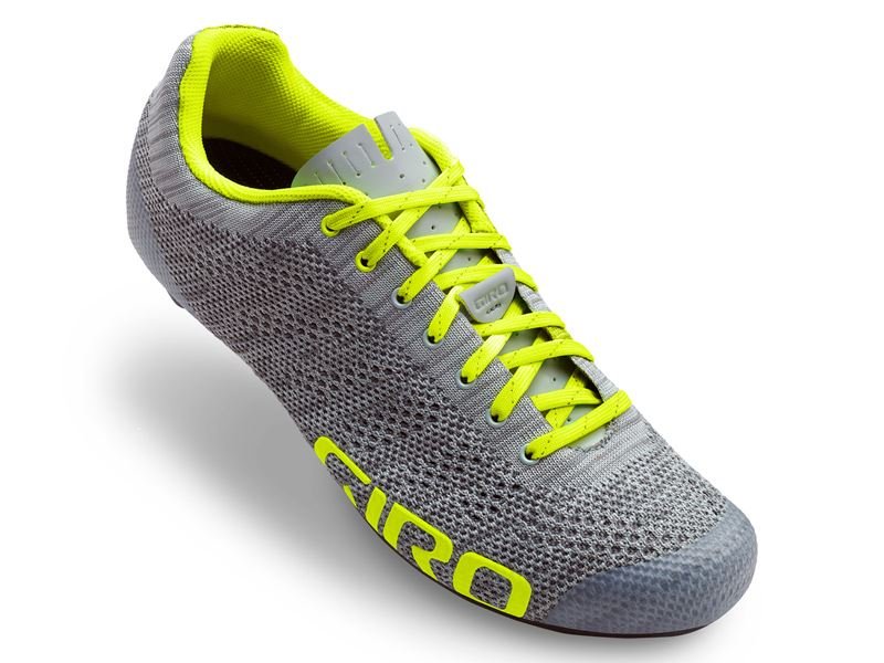Buty męskie rowerowe- szosa GIRO EMPIRE E70 KNIT grey heather highlight yellow