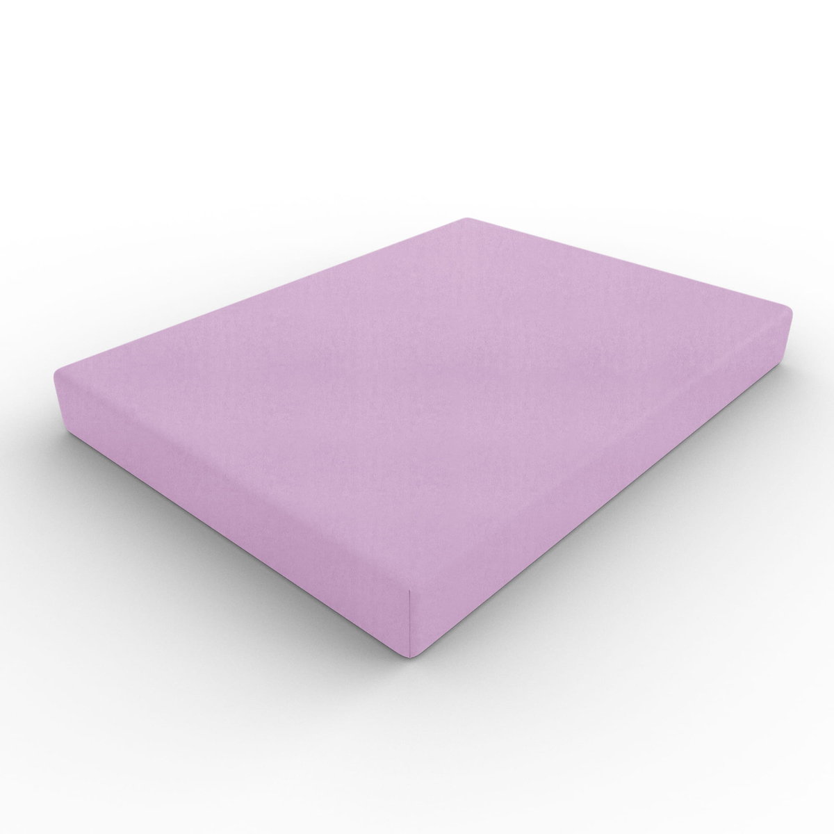 Spod Igły i Nitki Prześcieradło Frotte z gumką 120x200 cm jasno-fioletowe