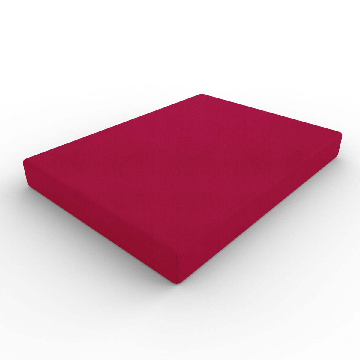Spod Igły i Nitki Prześcieradło Frotte z gumką 200x220 cm bordowe