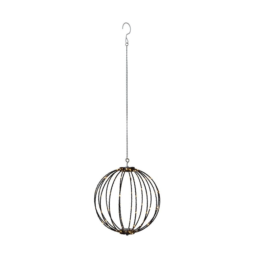 Dekoracja wisząca kula 30cm LED 8 trybów świecenia MOUNTY z łańcuszkiem IP44