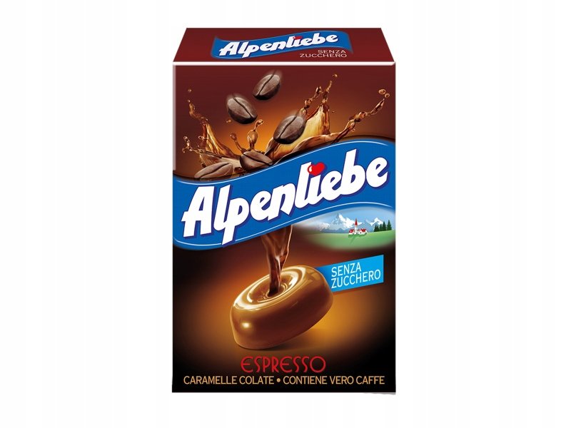 Cukierki kawowe Espresso bez cukru 49g - Alpenliebe