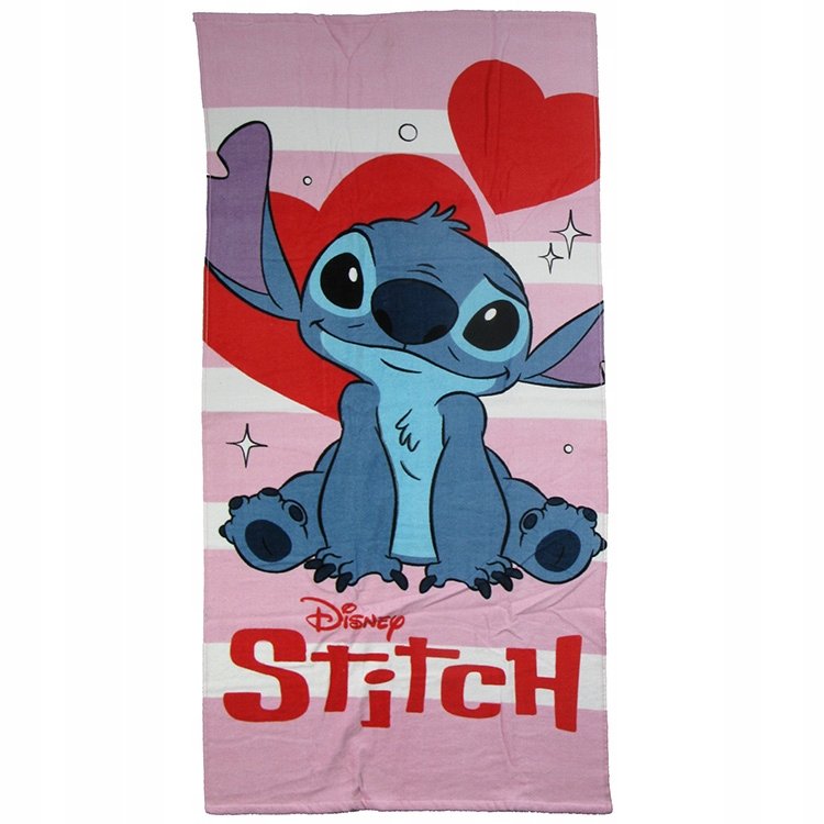 Ręcznik kąpielowy, plażowy: Lilo i Stitch: Stitch (078893) 140cm x 70cm