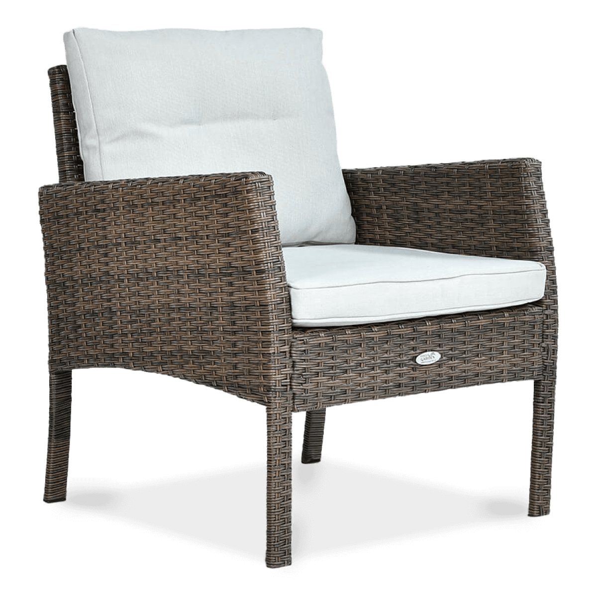 Fotel technorattanowy CORTINA Brown