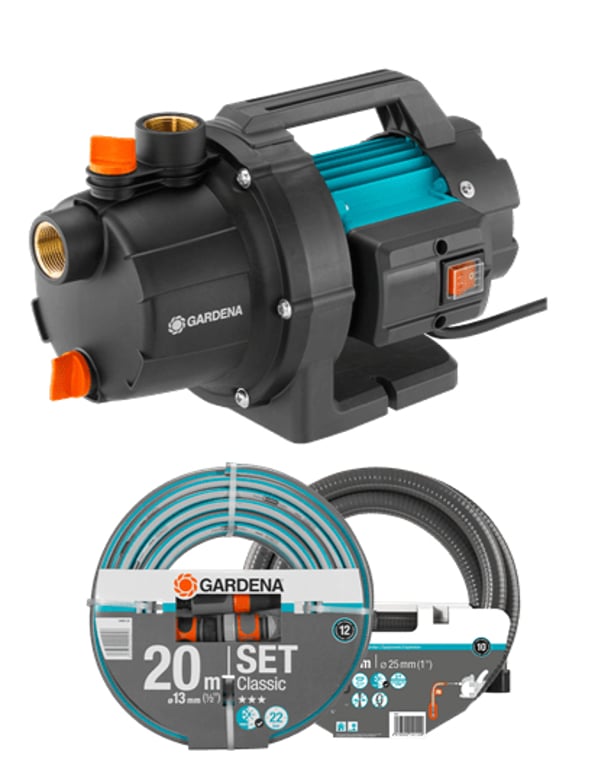 Gardena 9011-47 pompa wodna 600 W 3,5 bar 3000 l/h