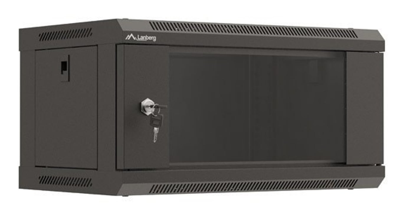 Lanberg WF03-5304-10B stojak 4U Szafa wisząca Czarny