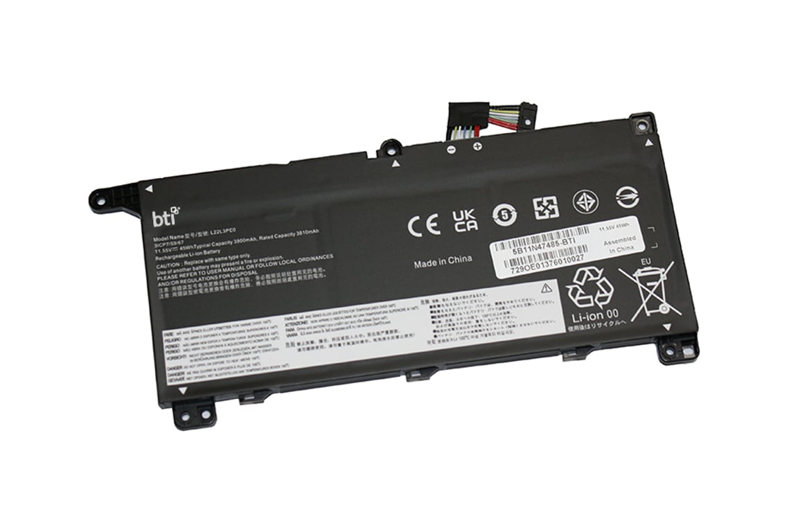 Origin Storage BTI replacement 3 cell battery for LENOVO K14 G2/G3 THINKBOOK 14 G6 ABP, 14 G6 ABP 21KJ, 14 G6 IRL, 14 G6 IRL 21KG, 14 G7 ARP, 14 G7 ARP 21MV akumulator przemysłowy Litowo-jonowa (Li-Ion) 3900 mAh 11,55 V