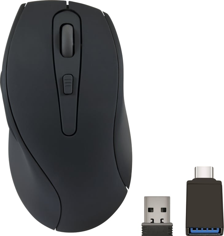 SPEEDLINK SL-630004-RRBK myszka Dom Po prawej stronie RF Wireless Optyczny 1600 DPI
