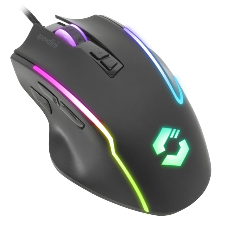 SPEEDLINK SL-680024-RRBK myszka Gaming USB Typu-A 800 DPI