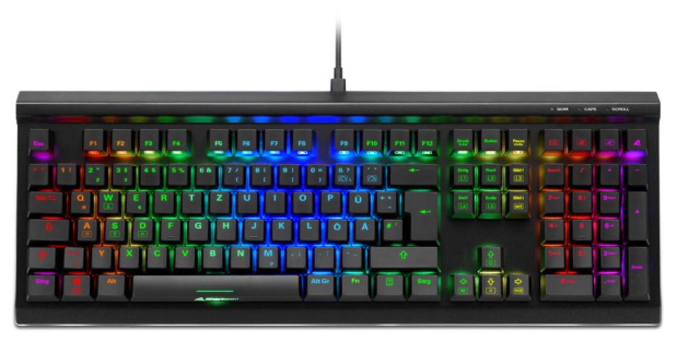 Sharkoon SKILLER SGK40 klawiatura Biuro USB Niemiecki Czarny 4044951040100 4044951040100