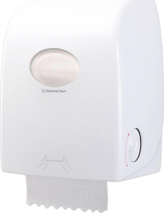 Aquarius Kimberly-Clark Aquarius - Dozownik do ręczników w roli, manualny - Biały