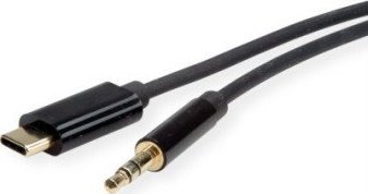 Adapter USB Roline Adapter ROLINE Kabel USB typu C - 3,5 mm audio, męski/żeński, zwart, 3 m