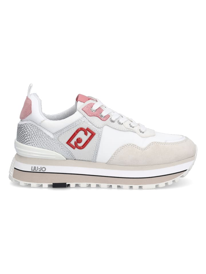 Liu Jo Sneakersy w kolorze biało-beżowym