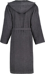 Cawo Szlafrok męski Pure Hooded Basalt