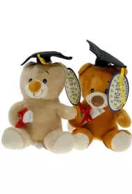 Maskotka Miś Absolwent 12cm MIX