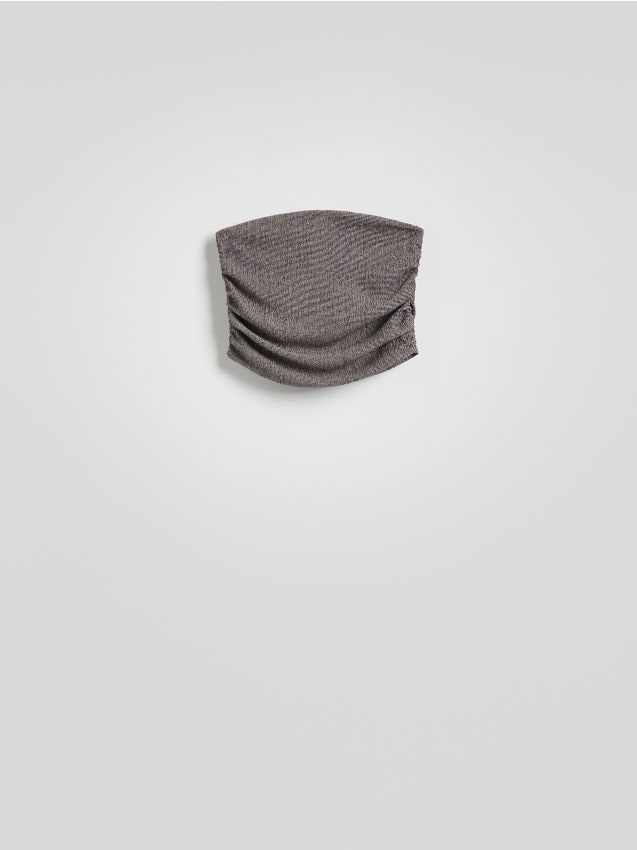 Reserved - LADIES` TOP - ciemnoszary