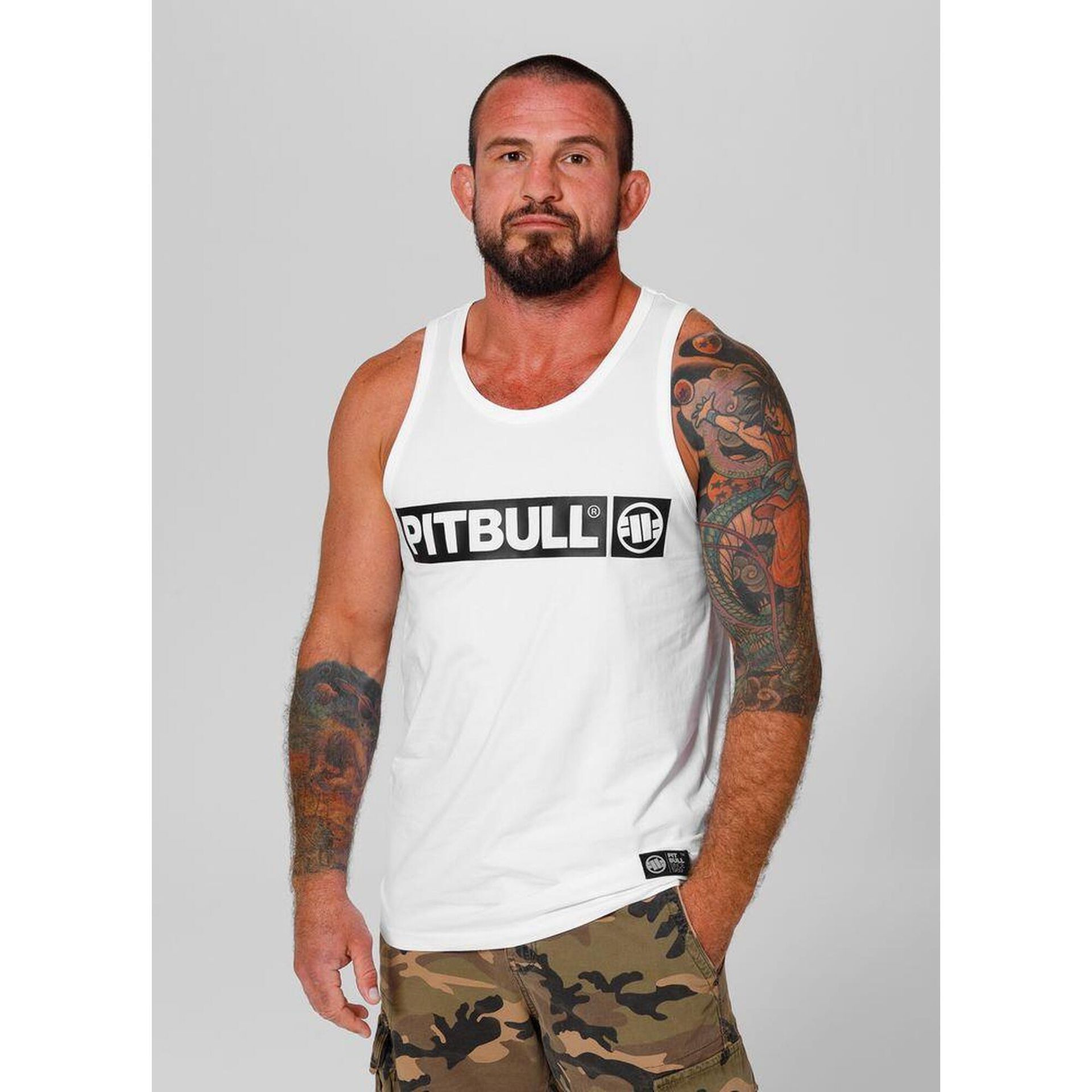 Tank Top Pit Bull Middle Weight 190 Spandex Hilltop '24 - Biały XXL