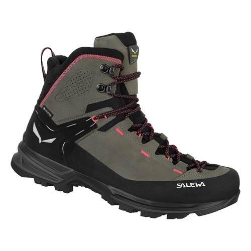 Buty trekkingowe damskie Salewa MTN Trainer 2 Mid GTX brązowe 00-0000061398