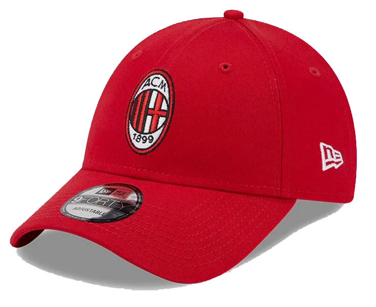 Czapka z daszkiem NEW ERA AC Milan 9FORTY czerwona
