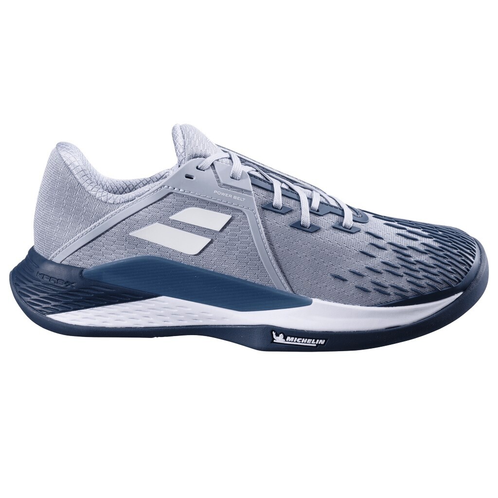 Męskie buty tenisowe Babolat Propulse Fury 3 Clay Men Grey/White EUR 43