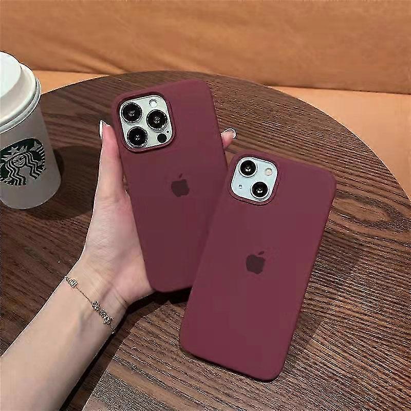 Silikonowe etui na telefon iPhone 13 Wiśnia