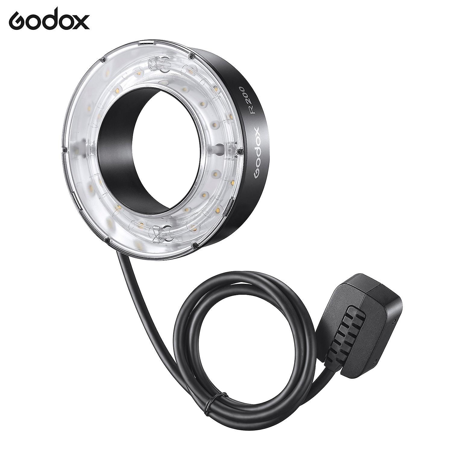Godox R200 Głowica pierścieniowa do Godox AD200 / AD200Pro Flash 200Ws Moc błysku Wbudowana modelarska 10W L