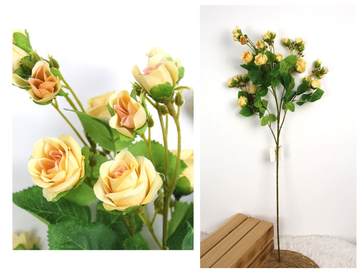 Róża Herbaciana 83 Cm Z Dekoracyjnym Kwiatem O Średnicy 3-2 Cm