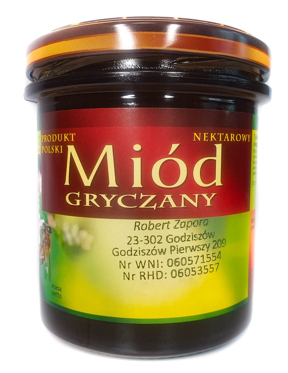Miód gryczany z własnej pasieki ostra gryka