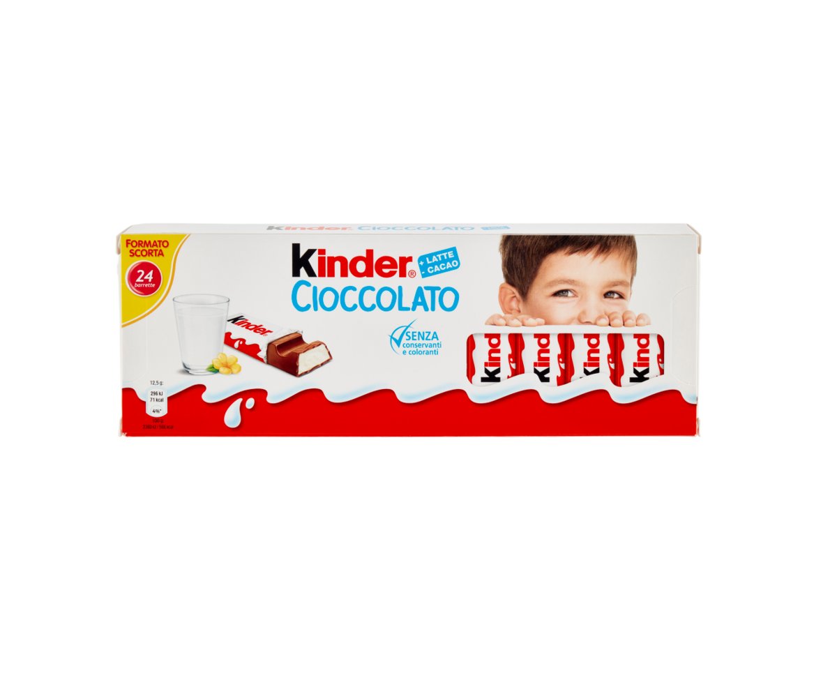 KINDER Cioccolato Czekoladki 300g 24 batoniki (Włochy)