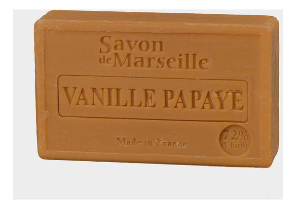 Le Chatelard 1802, mydło marsylskie Wanilia Papaja, 100 g