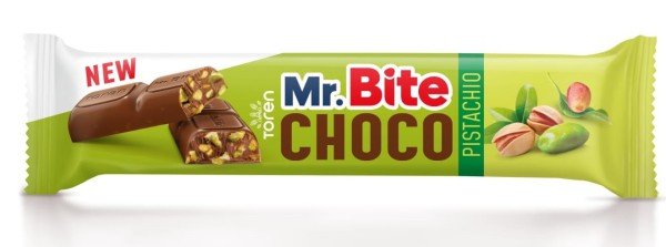 Mr. Bite - Choco Milk Chocolate with Pistachio 22g