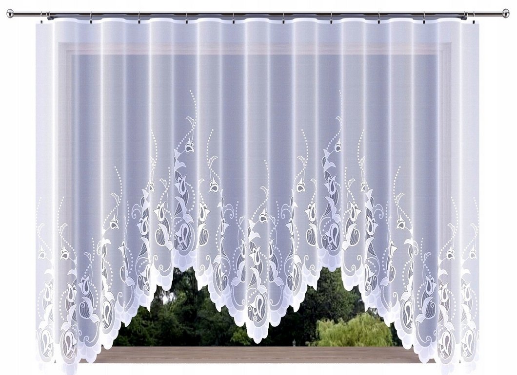 FIRANKA GOTOWA ŻAKARDOWA 623464 JUSTI 150X295 FIRANA