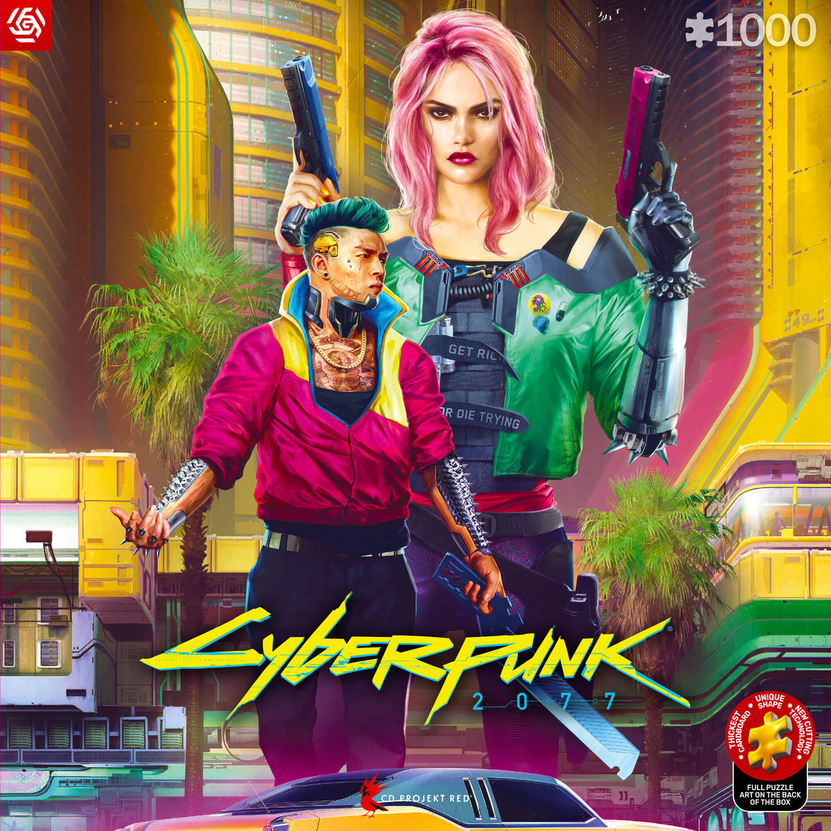 Puzzle, Good Loot, Gaming Puzzle, Cyberpunk 2077 Kitsch Style, 1000 el.