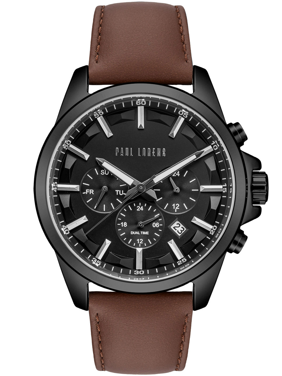 ZEGAREK MĘSKI PAUL LORENS - PL20010A-1B2 (zg379d) + BOX
