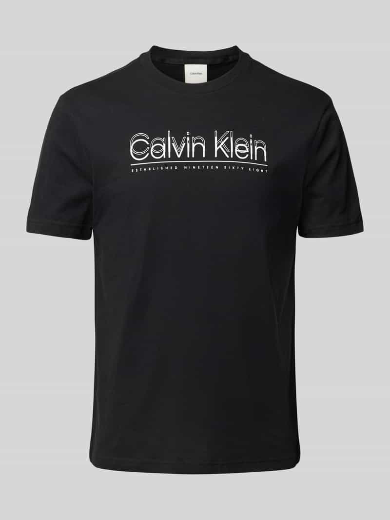 T-shirt z nadrukiem z logo
