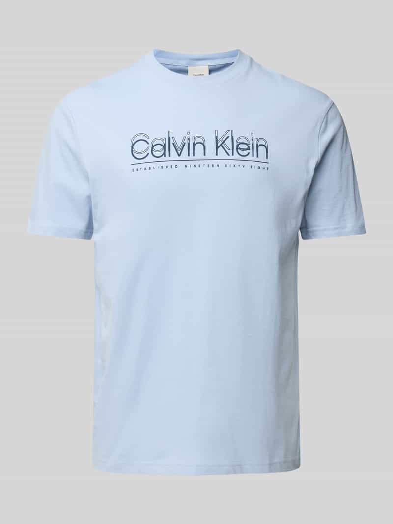 T-shirt z nadrukiem z logo