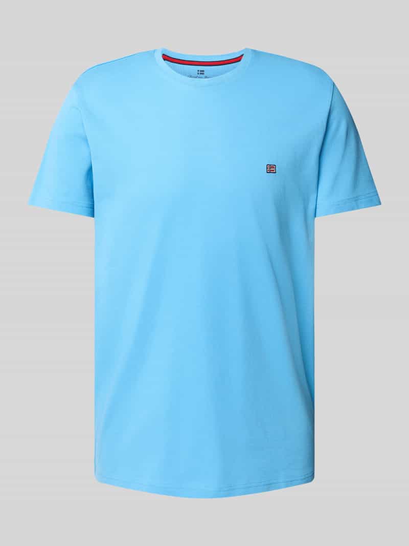 T-shirt z wyhaftowanym logo