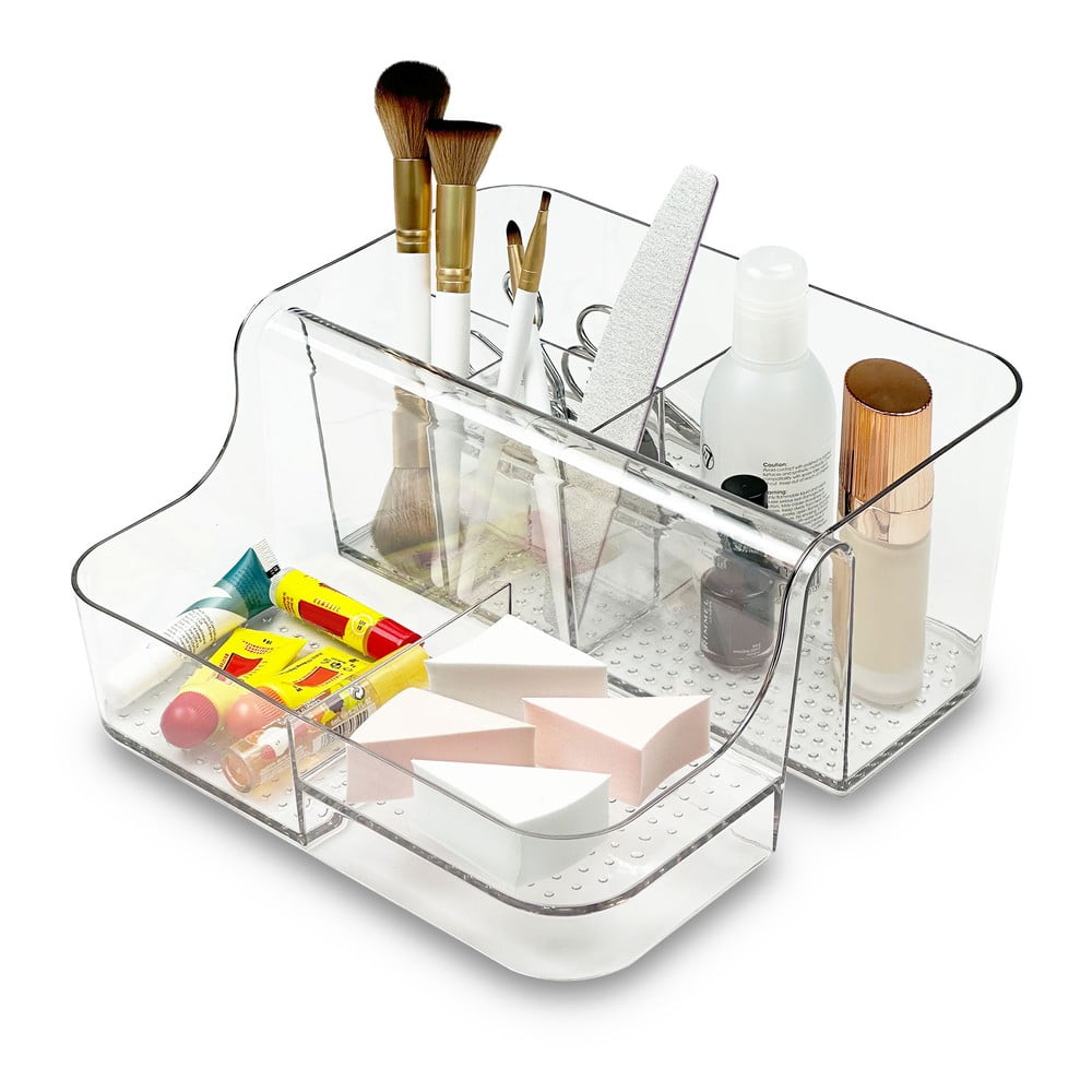 Plastikowy organizer łazienkowy na kosmetyki – Addis