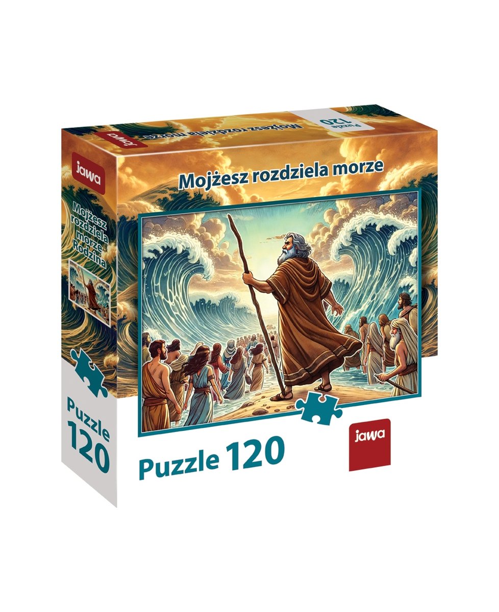 JAWA GRY, puzzle 120 mojżesz rozdziela morze