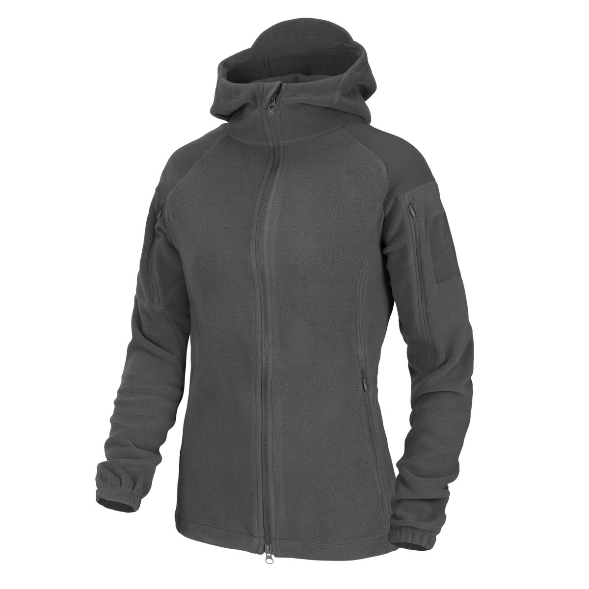 Polar helikon womens cumulus heavy fleece jacket - shadow grey