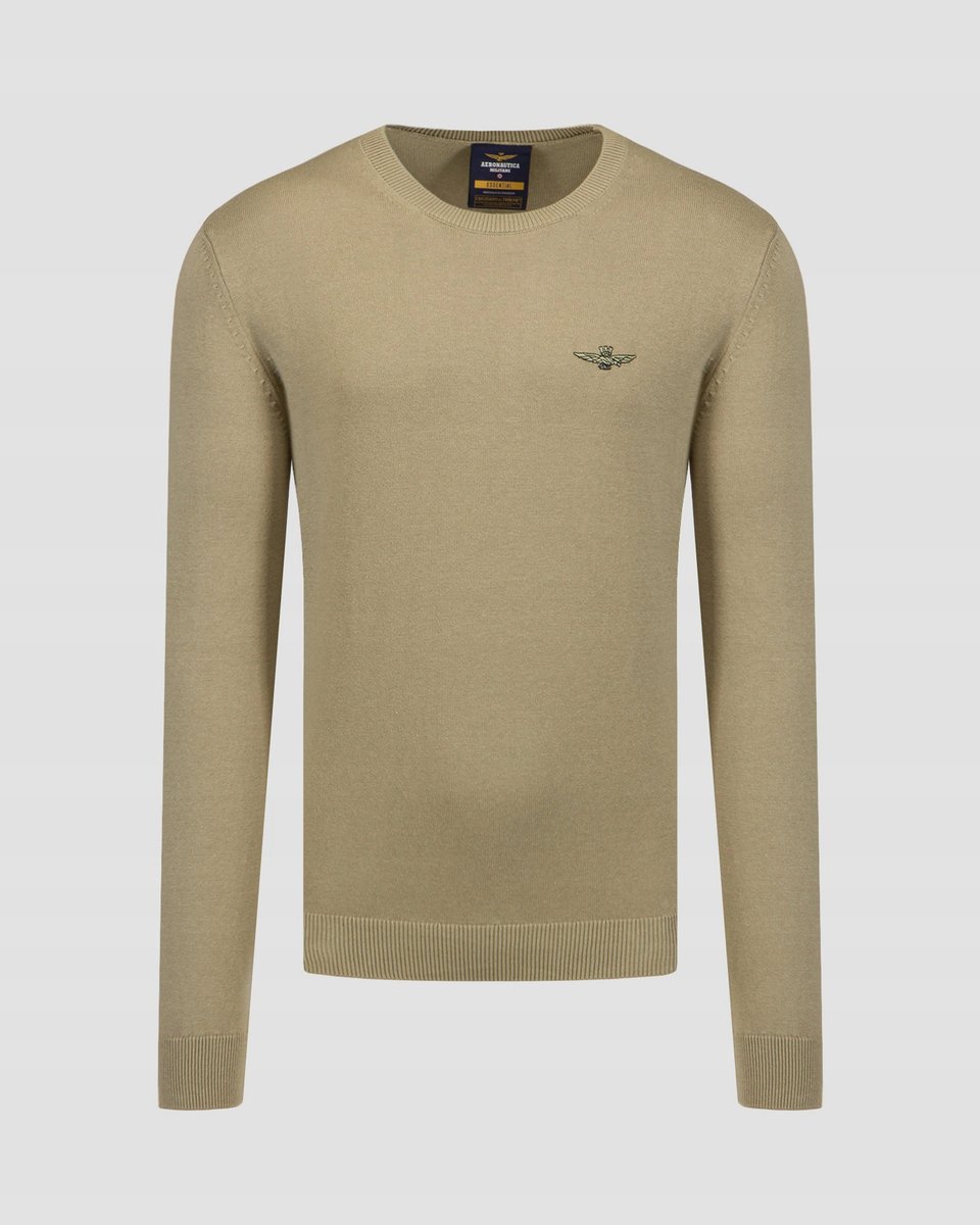 Aeronautica Militare Sweter 241MA1502L506 (oliwka) [Rozmiar 3XL]