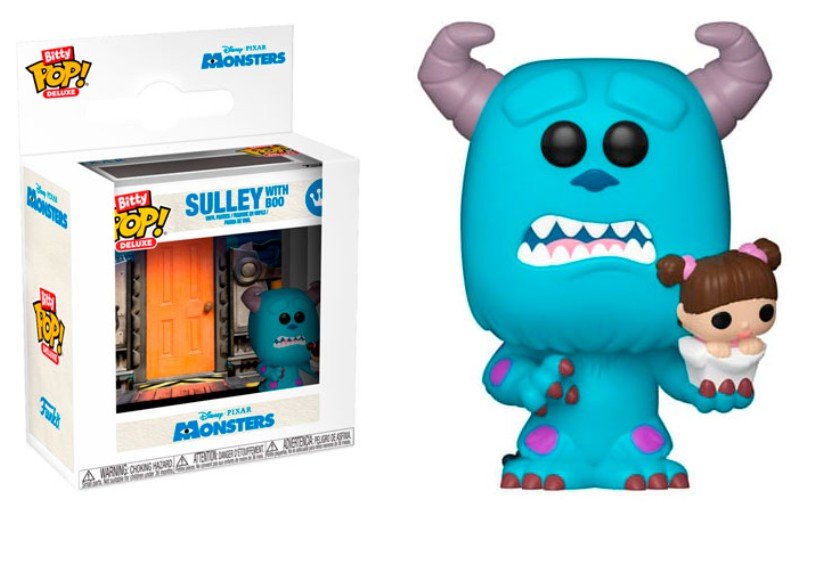 funko pop! monsters inc bitty pop deluxe sulley with boo figurka