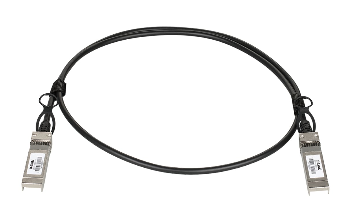 D-Link DEM-CB100S28 kabel InfiniBand / światłowodowy 1 m SFP28 Czarny, Srebrny