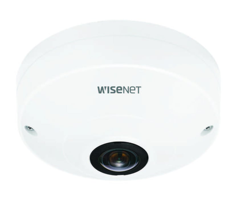 Hanwha QNF-8010 kamera przemysłowa Douszne Kamera bezpieczeństwa IP Wewnętrzna 2048 x 2048 px Sufit