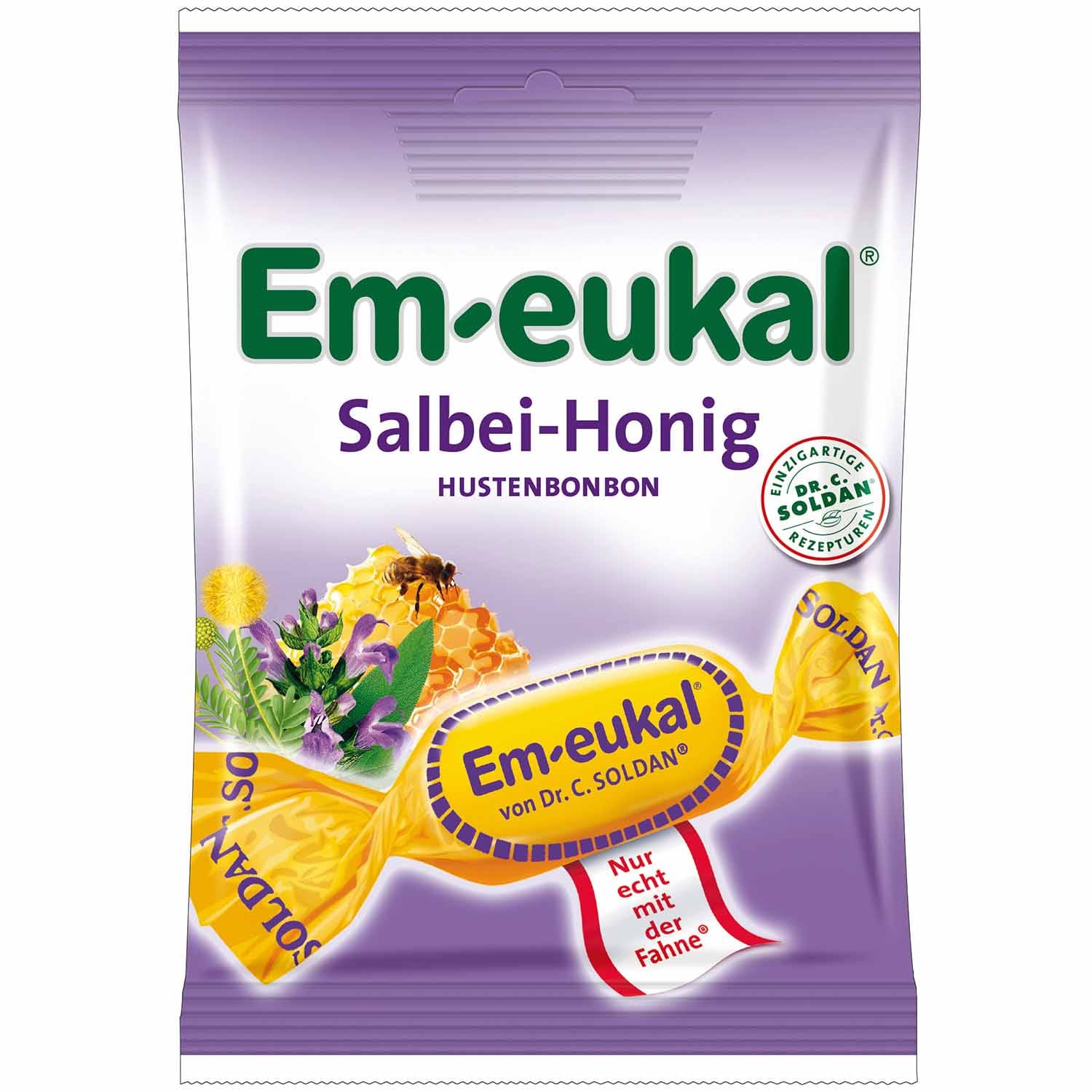 Em-eukal Salbei-Honig Cukierki Miód Szałwiowy 75 g