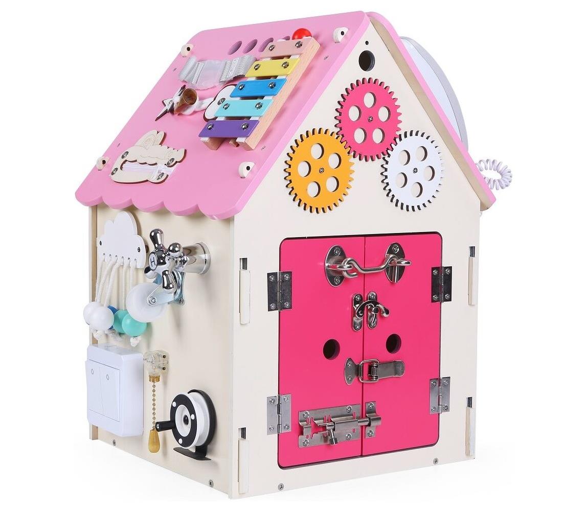 2Kids Toys - Activity board dom różowy