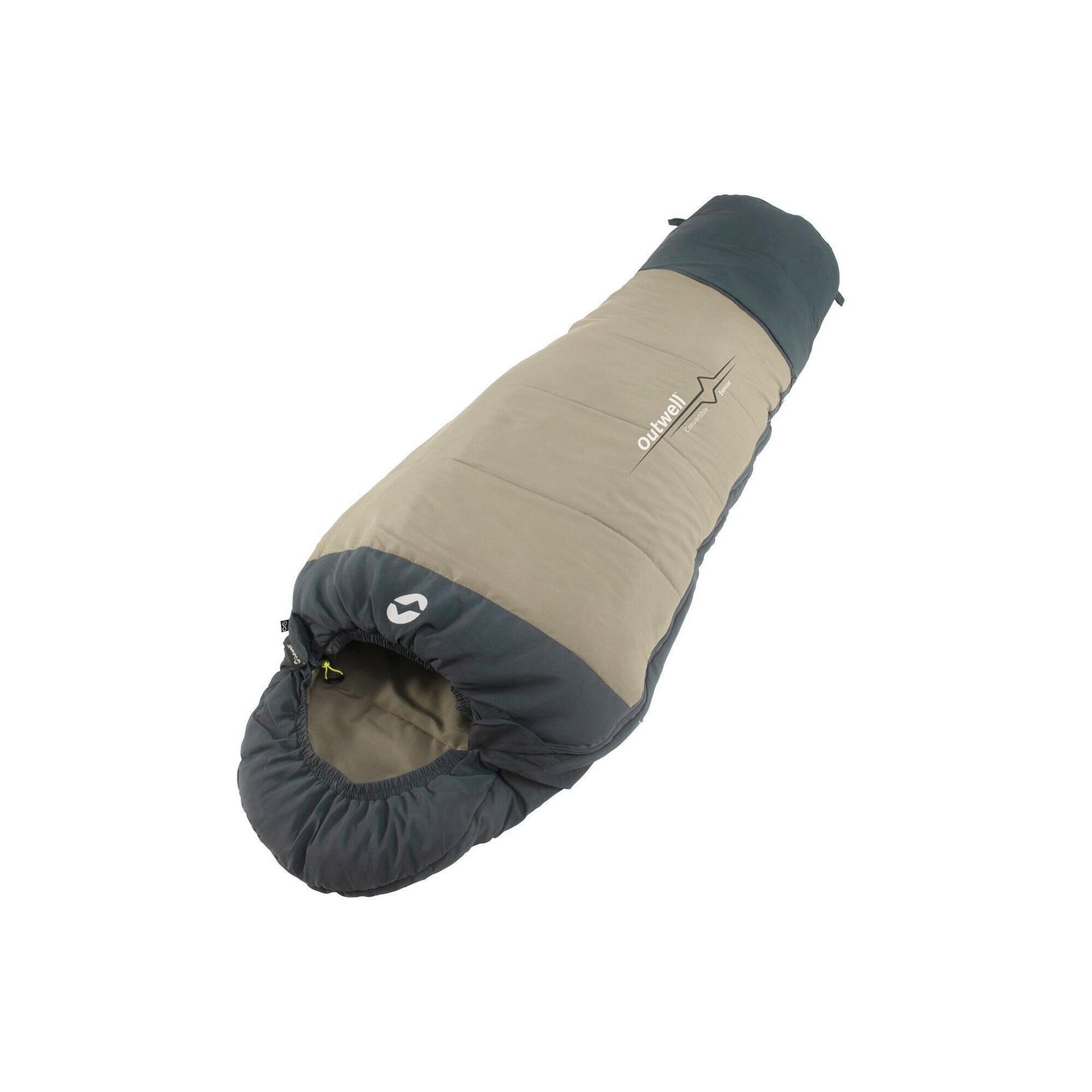 Śpiwór dla dziecka Outwell Convertible Junior (120-150 cm) - olive/navy