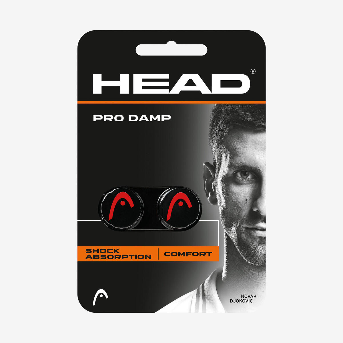 Head Pro Damp 2pak 285515 czarny 285515-BK