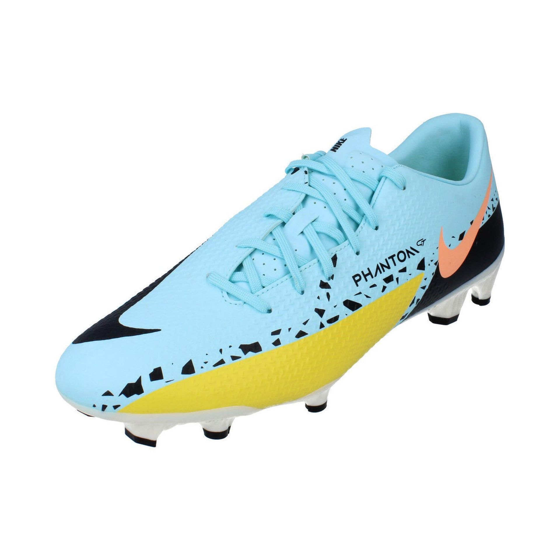 Nike Męskie buty piłkarskie Phantom Gt2 Academy Fg/Mg Glacier Ice/Black-Yellow Strik, 40 EU, Glacier Ice Black Yellow Strik, 40 EU